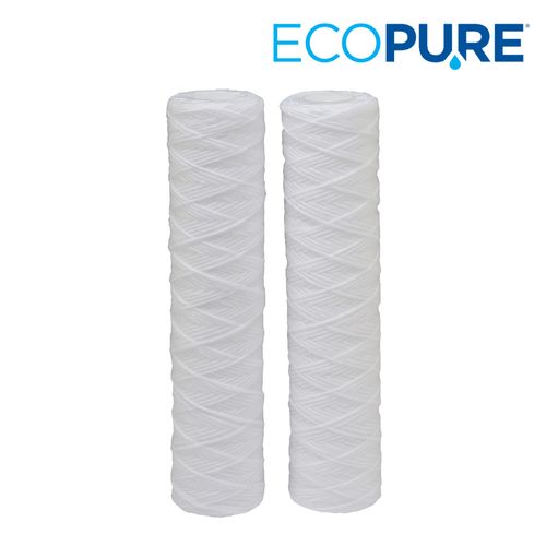 EcoPure Universal Fit String Wound Whole House Water Filter (2-Pack)