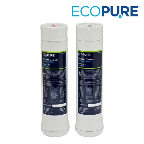 EcoPure Reverse Osmosis Replacement Pre-Filter/Post-Filter Set