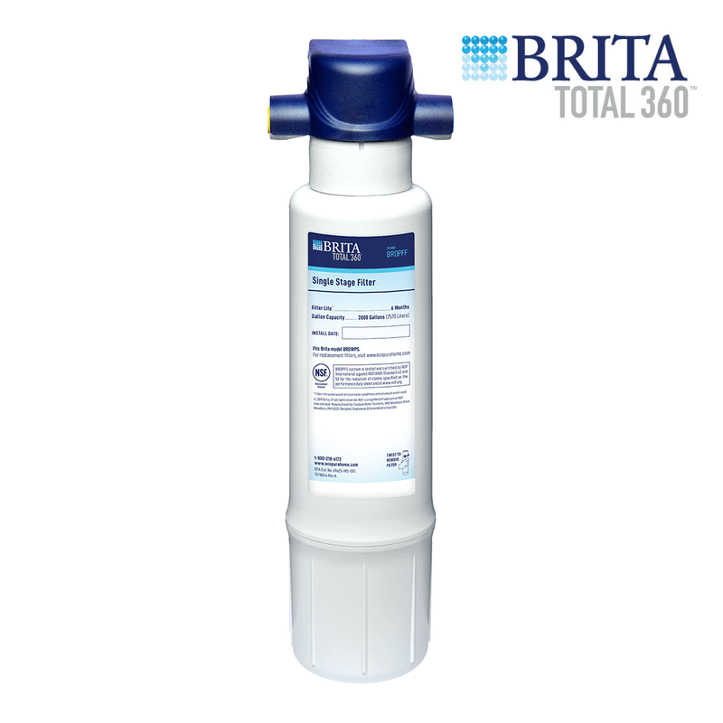 Brita Total 360 Single Stage Drinking Water Sink Replacement Filter