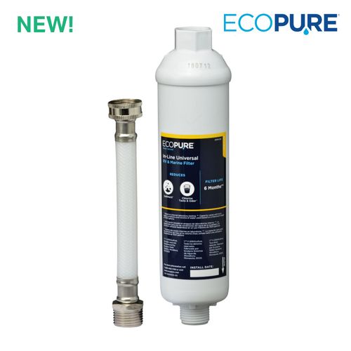 EcoPure In-Line Universal RV & Marine Filtration System