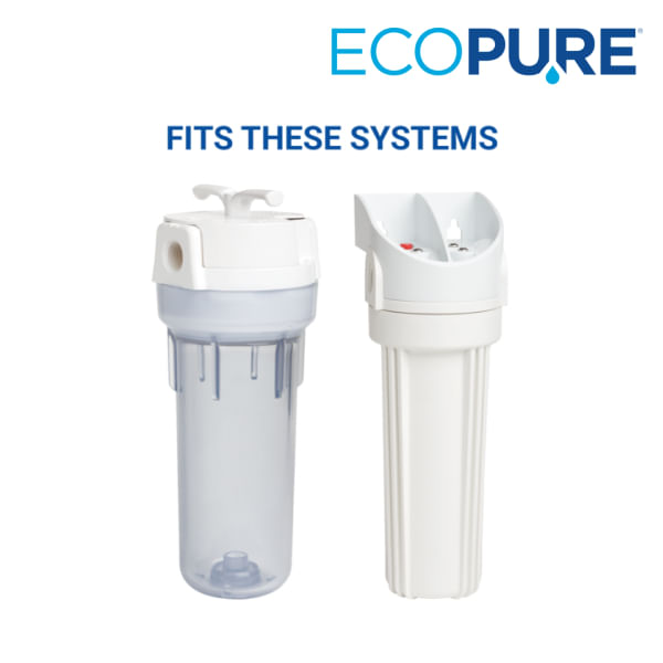 EcoPure Universal Fit Melt Blown Whole House Water Filter (2-Pack) - Home  Water Softeners + Filtration Systems from EcoPureHome