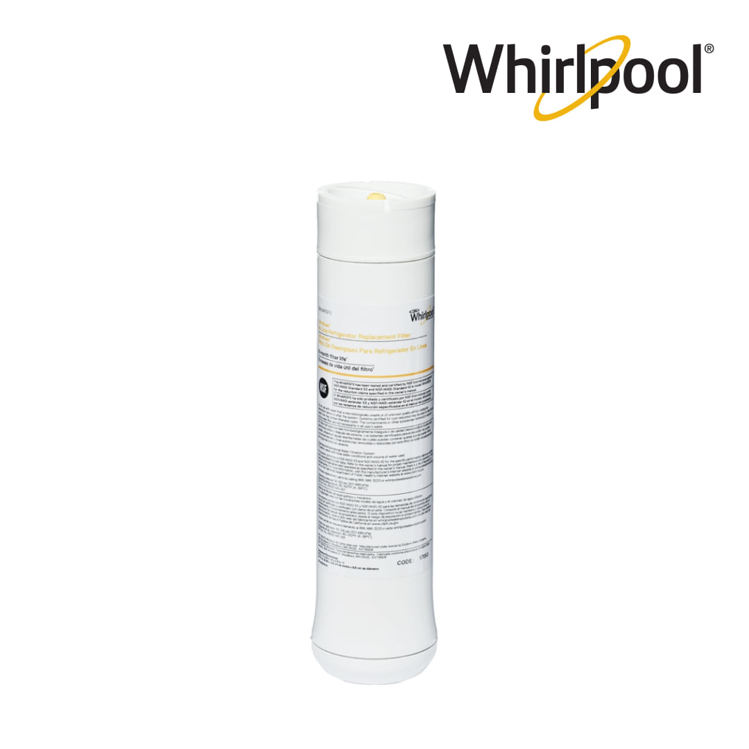 ** Whirlpool UltraEase In-Line Refrigerator Replacement Filter WHARSF5 