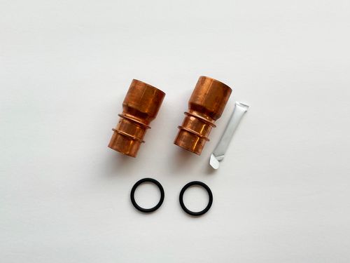 Copper Installation Adaptor Kit for 1” Valve, 1-1/4” Sweat