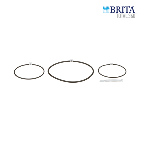 Brita Total 360 Water Filter O-Ring Kit | 3 Replacement O-Rings + Silicone