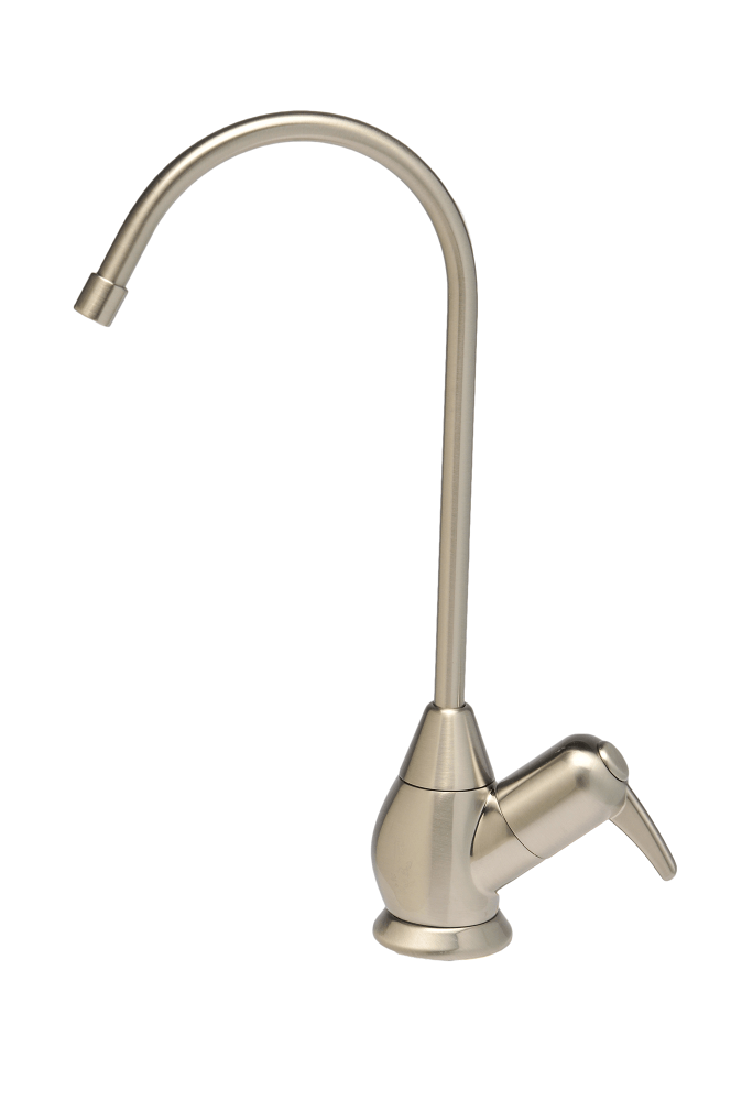 Brushed Nickel Faucet With Air Gap EcoPureHome   WHEFSAT FullLength Front 1000 Pixels 