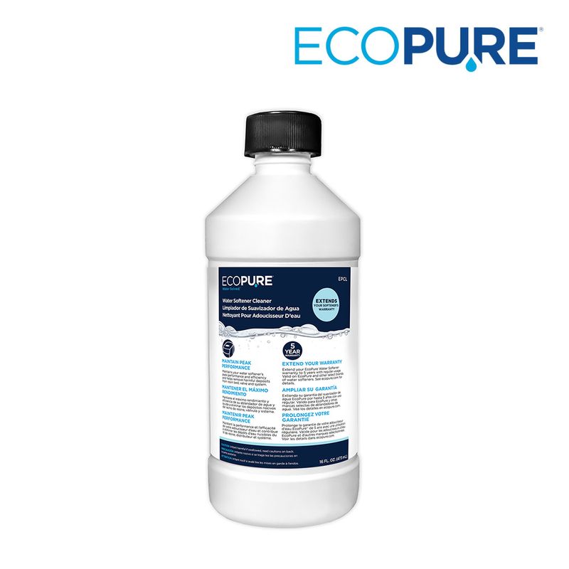 EcoPure EPCL Universal Water Softener Cleaner - Off-White, Size: N K, Beige