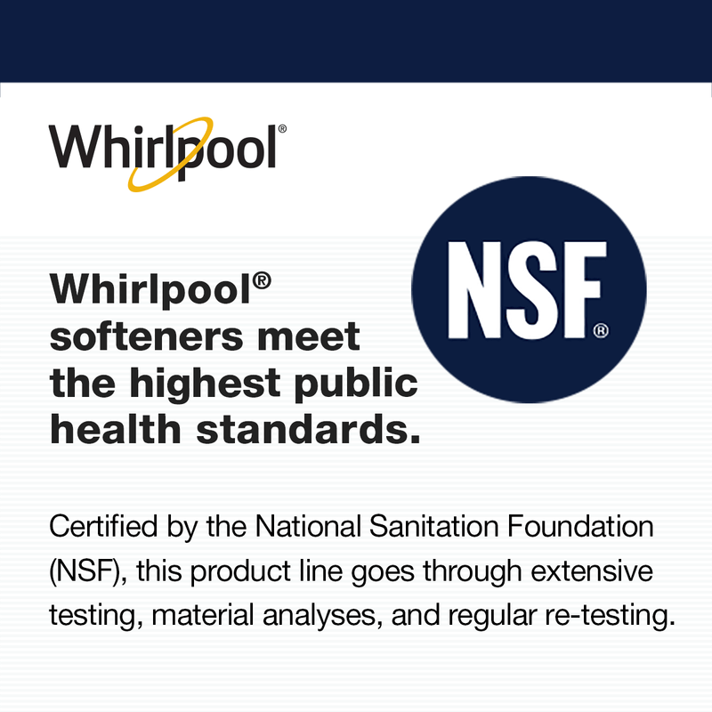 Whirlpool 40K Grain Water Softener | WHES40 Soft Water System - EcoPureHome