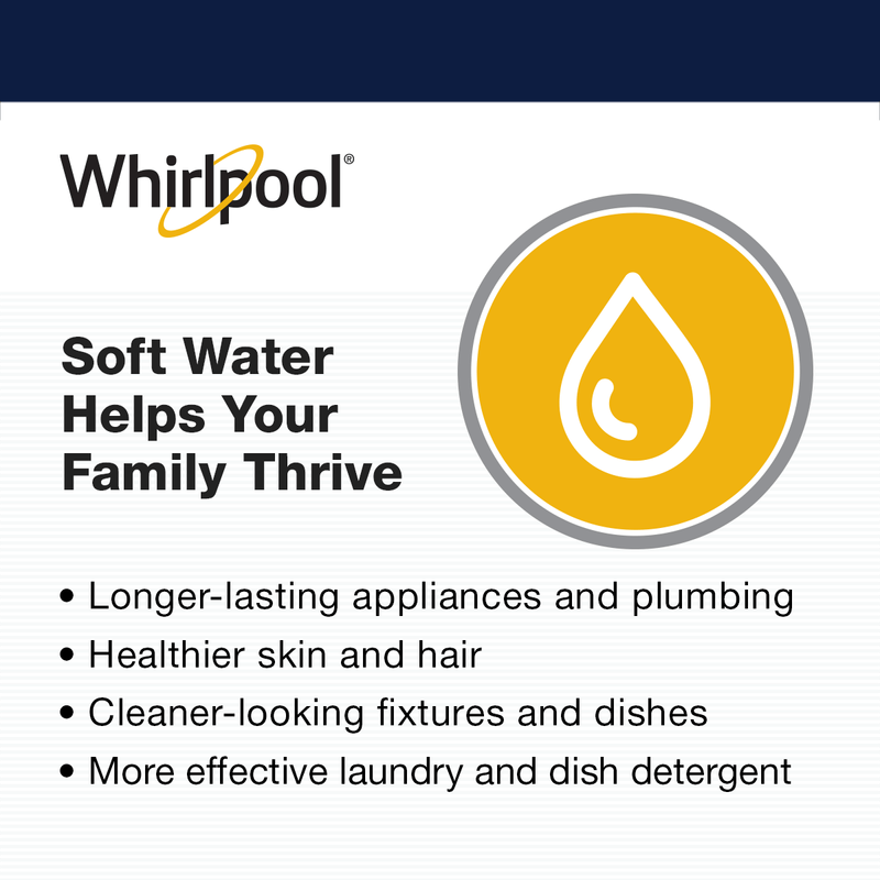 Whirlpool 40K Grain Water Softener | WHES40 Soft Water System - EcoPureHome