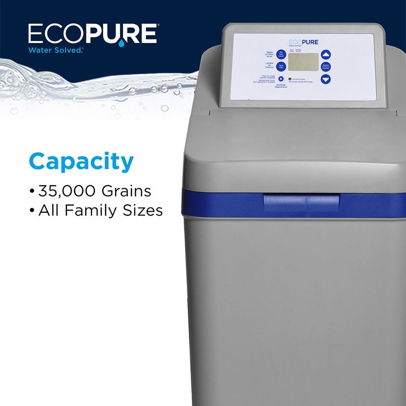 EcoPure Ephs Hybrid Water Softener, 31,000 Grain