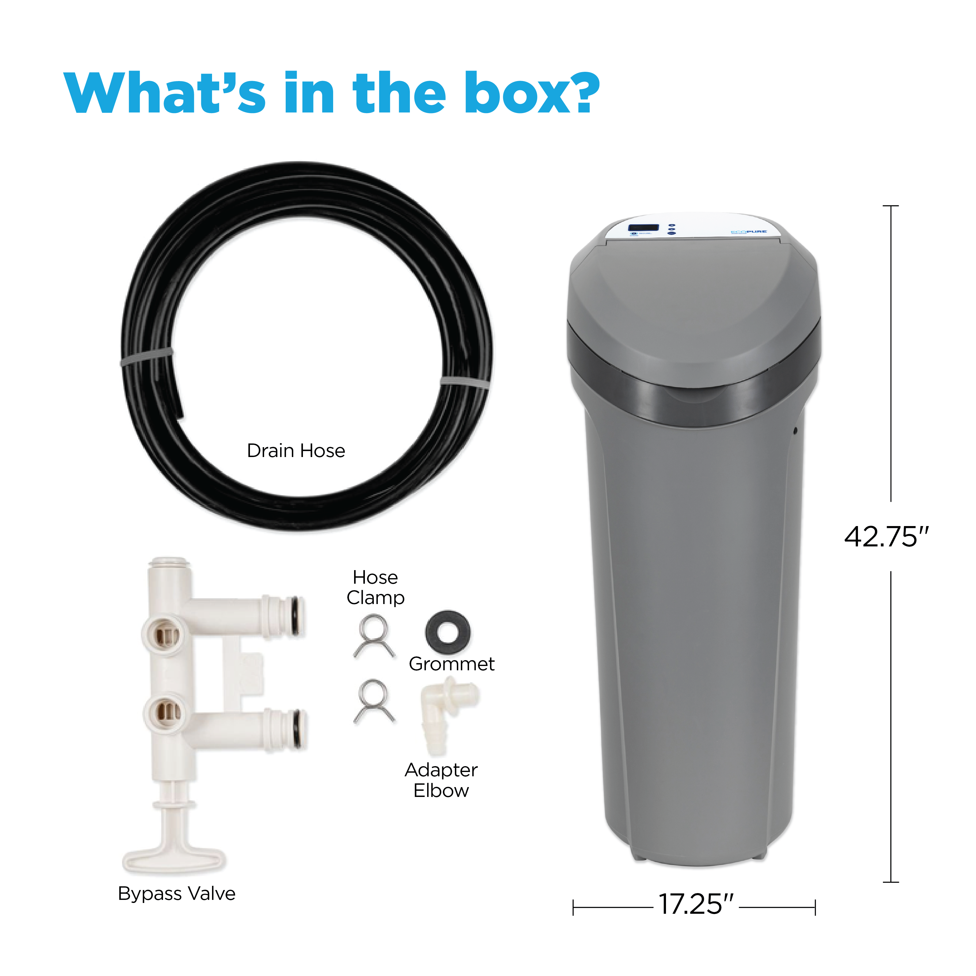 EcoPure Water Softener for 1–2 Person Households - EcoPureHome
